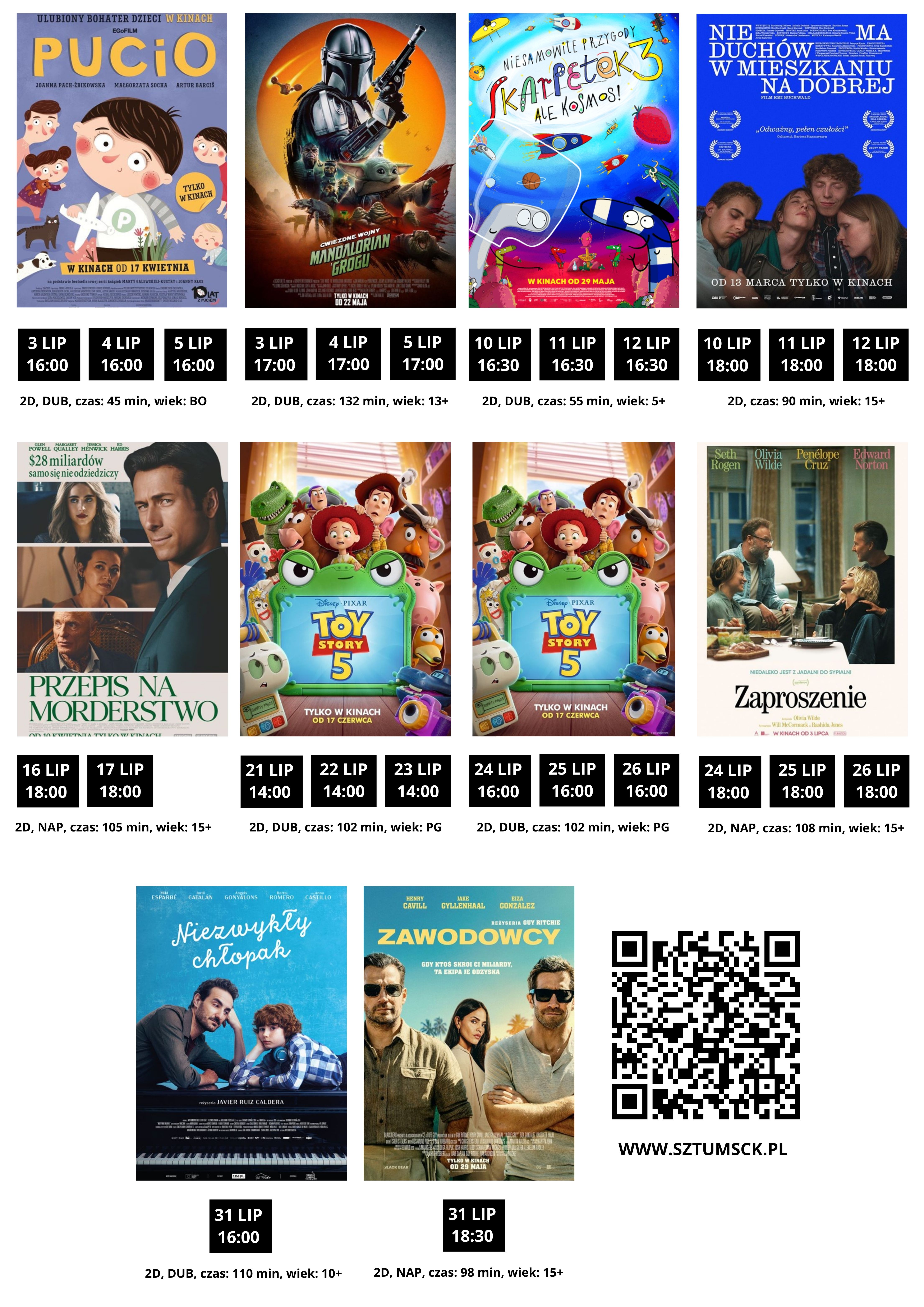 repertuar KINO LIPIEC