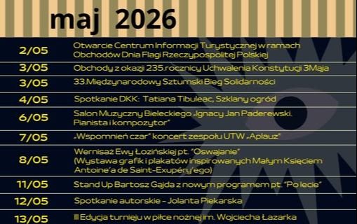 Zdjęcie do Majowe Wydarzenia w Sztumie